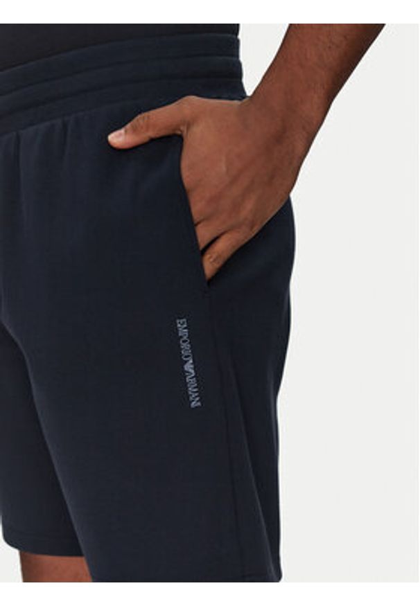 Emporio Armani Underwear Szorty sportowe EM000495 AF10790 UB102 Granatowy Regular Fit. Kolor: niebieski. Materiał: bawełna. Styl: sportowy