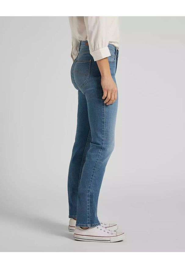 Lee - LEE MARION STRAIGHT DAMSKIE SPODNIE JEANSOWE LIGHT USED L301SIVF 112105911