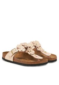 Birkenstock Japonki Gizeh Flowers 1029304 Różowy. Kolor: różowy. Materiał: skóra #4