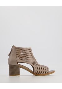 Venezia - SANDAŁY Z CHOLEWKĄ 00308025D-158 MI. Materiał: skóra, syntetyk. Obcas: na obcasie. Wysokość obcasa: średni #1