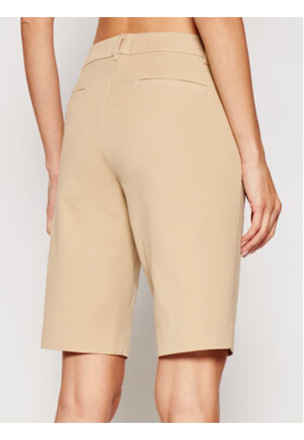 Lauren Ralph Lauren Szorty materiałowe 200661653009 Beżowy Regular Fit. Kolor: beżowy. Materiał: bawełna