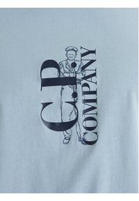 C.P. Company T-Shirt 20CMTS084A005100W Błękitny Regular Fit. Kolor: niebieski. Materiał: bawełna #3