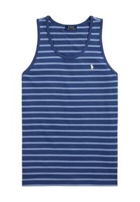 Polo Ralph Lauren Tank top 710970699002 Niebieski Classic Fit. Typ kołnierza: polo. Kolor: niebieski. Materiał: bawełna