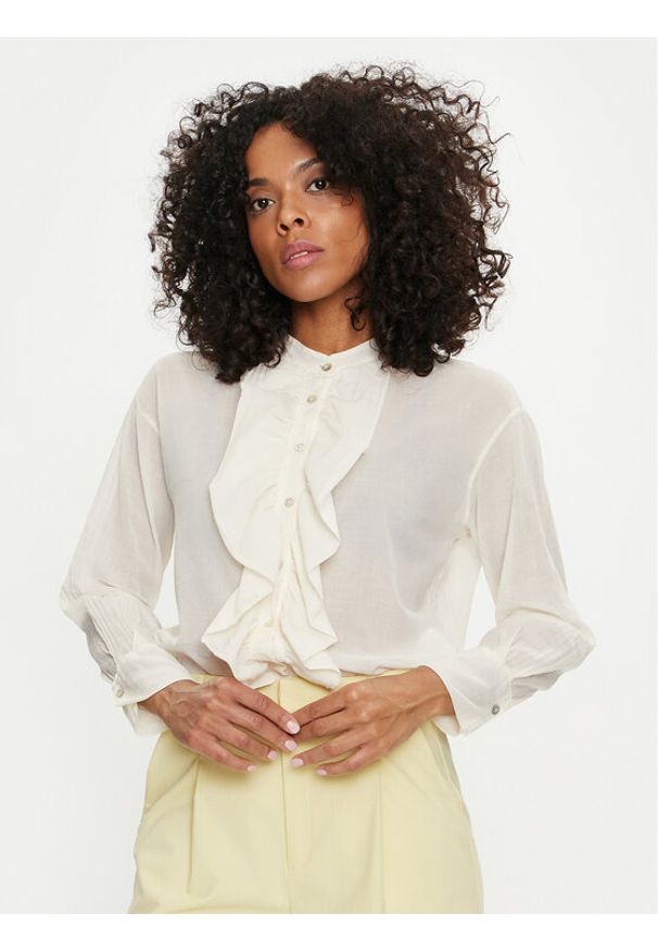 Dixie Koszula C239J017A Écru Regular Fit. Materiał: bawełna