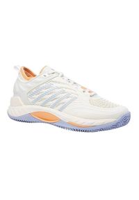 Buty do tenisa damskie K-Swiss Hypercourt Supreme 2. Kolor: biały. Materiał: materiał, syntetyk. Szerokość cholewki: normalna. Sport: tenis