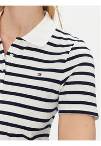 TOMMY HILFIGER - Tommy Hilfiger Polo 1985 WW0WW43225 Granatowy Slim Fit. Typ kołnierza: polo. Kolor: niebieski. Materiał: bawełna