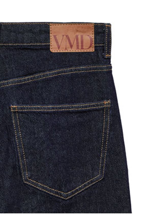 Vero Moda Jeansy Tessa 10297608 Granatowy Wide Leg. Kolor: niebieski