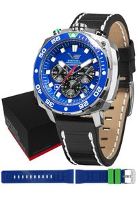 Zegarek męski Vostok Europe VK67-650A720LB czarny. Kolor: czarny #1