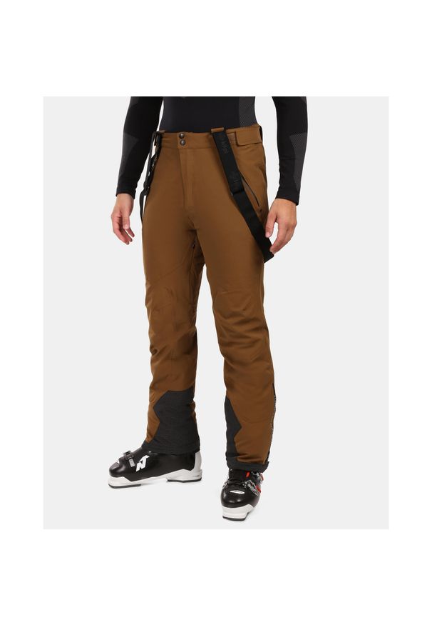 Męskie spodnie narciarskie Kilpi METHONE-M. Kolor: brązowy. Sezon: zima. Sport: narciarstwo
