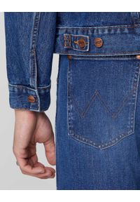 Wrangler - MĘSKA KURTKA JEANSOWA WRANGLER 124MJ W4MJUG923. Materiał: jeans