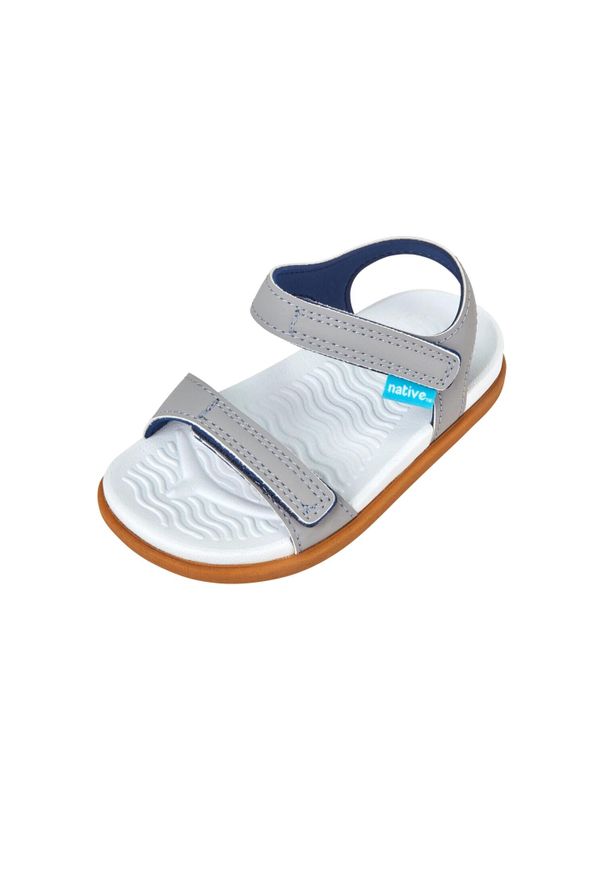 Native Shoes - Sandały dziecięce NATIVE CHARLEY CHILD. Okazja: na co dzień. Kolor: szary