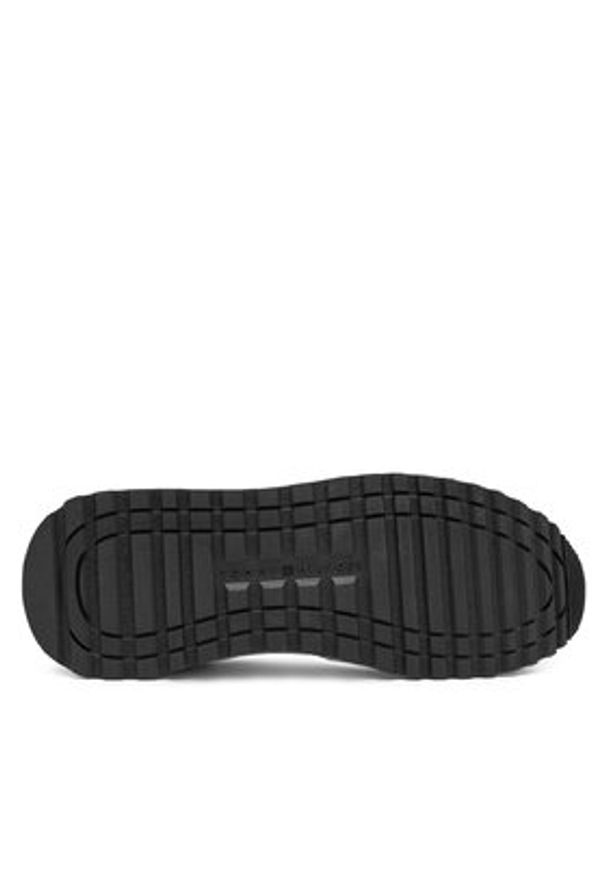 TOMMY HILFIGER - Tommy Hilfiger Sneakersy New Runner Eva Mix FM0FM05465 Szary. Kolor: szary. Materiał: zamsz, skóra