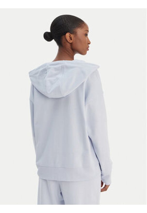DKNY Sport Bluza DP6J9665 Błękitny Regular Fit. Kolor: niebieski. Materiał: bawełna. Styl: sportowy