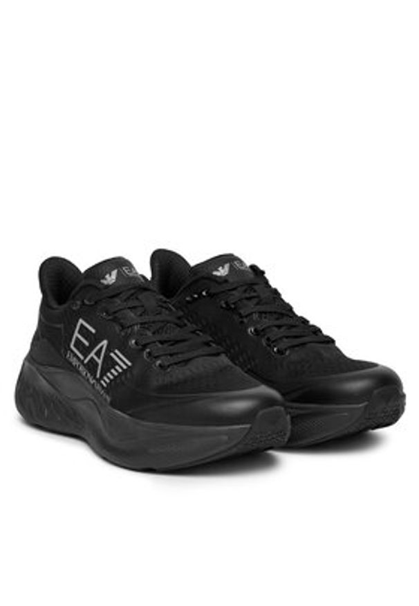 EA7 Emporio Armani Sneakersy X8X245 XK442 MC270 Czarny. Kolor: czarny. Materiał: materiał