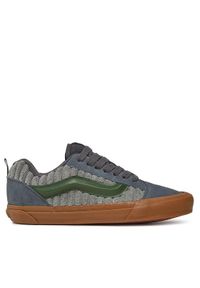 Vans Tenisówki Knu Skool VN0009QCDGR1 Szary. Kolor: szary. Materiał: materiał