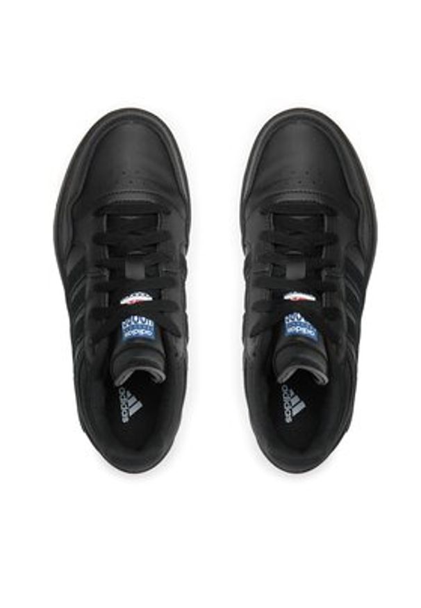 Adidas - adidas Sneakersy Hoops 3.0 Low Classic Vintage GY4727 Czarny. Kolor: czarny. Materiał: skóra