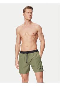 BOSS Szorty kąpielowe Starfish 50514429 Zielony ciemny Regular Fit. Kolor: zielony. Materiał: syntetyk #3