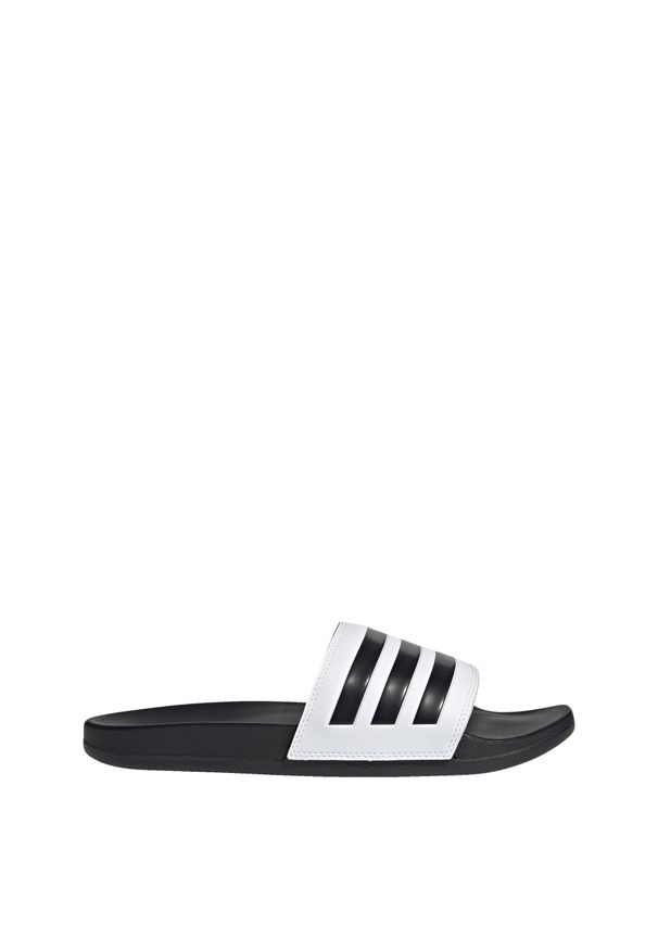 Adidas - adilette Comfort Slides. Kolor: czarny, biały, wielokolorowy. Styl: sportowy