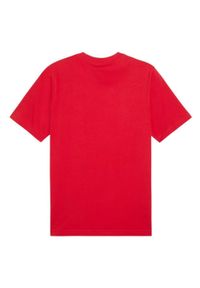Puma - Męska Koszulka Essentials No 1 Small Logo T-shirt. Kolor: czerwony. Sport: turystyka piesza