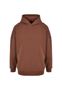 BUILD YOUR BRAND - Bluza Z Kapturem Dla Dorosłych Unisex CutOn. Typ kołnierza: kaptur. Kolor: brązowy