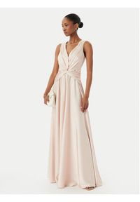 Rinascimento Sukienka wieczorowa CFC0122455003 Różowy Regular Fit. Kolor: różowy. Materiał: syntetyk. Styl: wizytowy #2