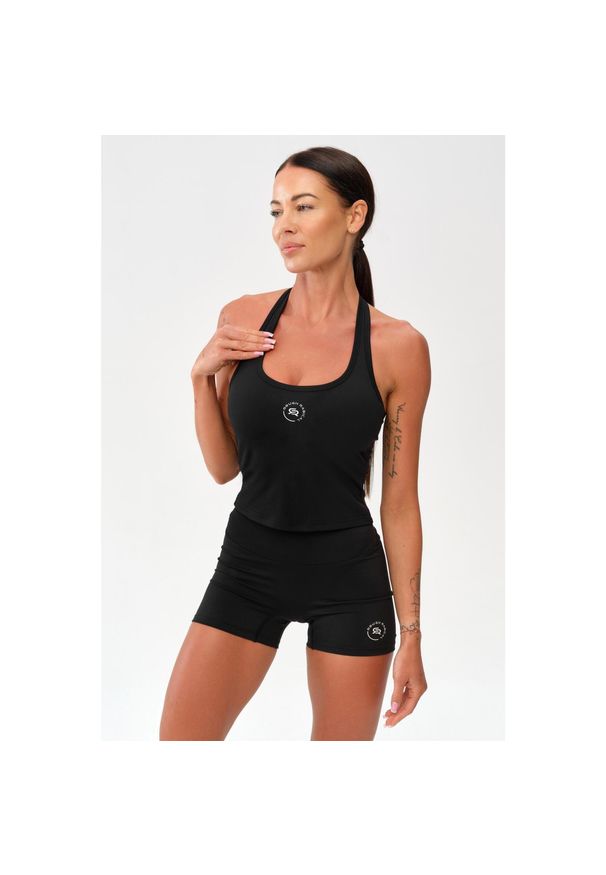 ROUGH RADICAL - Damska koszulka sportowa fitness Rough Radical Zoya. Kolor: czarny. Sport: fitness