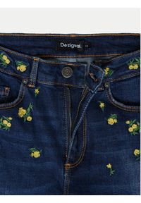 Desigual Jeansy Akira 24WWDD24 Granatowy Skinny Fit. Kolor: niebieski #4