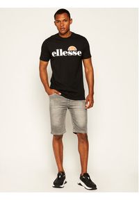Ellesse T-Shirt Sl Prado Tee SHC07405 Czarny Regular Fit. Kolor: czarny. Materiał: bawełna #3