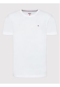 Tommy Jeans T-Shirt DM0DM04411 Biały Slim Fit. Kolor: biały. Materiał: bawełna #4