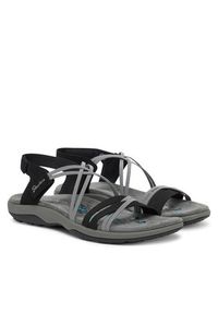 skechers - Skechers Sandały Reggae Slim-Takes Two 163112/BKCC Czarny. Kolor: czarny. Materiał: materiał
