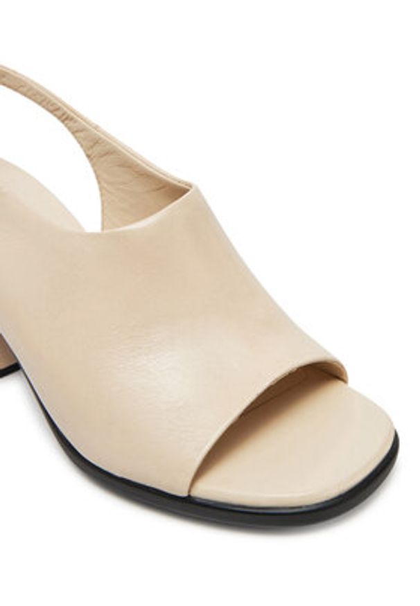 ecco - ECCO Sandały Sculpted Alba 65 23331301378 Écru. Materiał: skóra