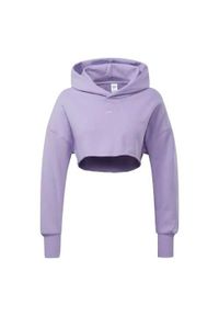Bluza sportowa damska Reebok HB1745. Typ kołnierza: kaptur. Kolor: fioletowy #1