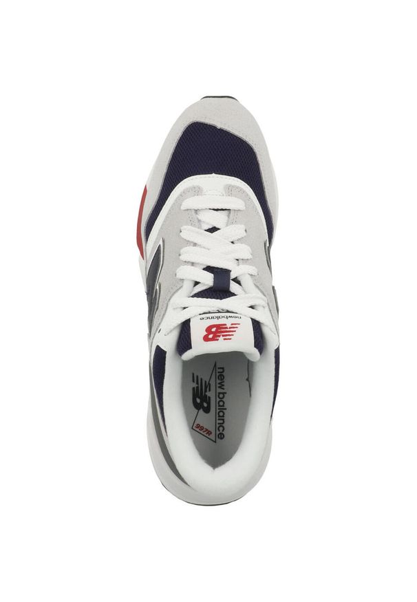 Buty do chodzenia męskie New Balance 997. Zapięcie: sznurówki. Kolor: szary. Materiał: tkanina, materiał, skóra. Szerokość cholewki: normalna. Sport: turystyka piesza