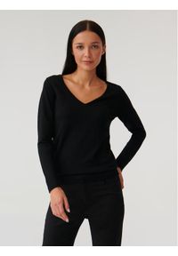 Tatuum Sweter Tessa 1 T2316.089 Czarny Slim Fit. Kolor: czarny. Materiał: wiskoza #1