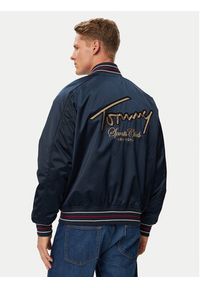 Tommy Jeans Kurtka bomber Tjm Souvenir DM0DM23220 Granatowy Regular Fit. Kolor: niebieski. Materiał: syntetyk #5