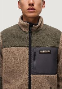 Napapijri - Bluza Mężczyzna NAPAPIJRI YUPIK FZ 3. Kolor: zielony. Materiał: polar. Sport: turystyka piesza #2