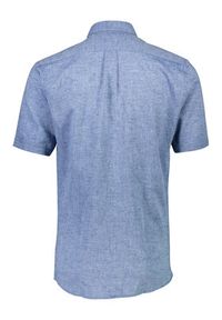Lindbergh Koszula 30-203345A Niebieski Slim Fit. Kolor: niebieski. Materiał: bawełna, len #4