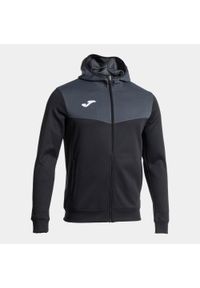 Bluza dresowa z kapturem Joma Campus Street. Typ kołnierza: kaptur. Kolor: czarny. Materiał: dresówka. Sport: fitness, piłka nożna #1