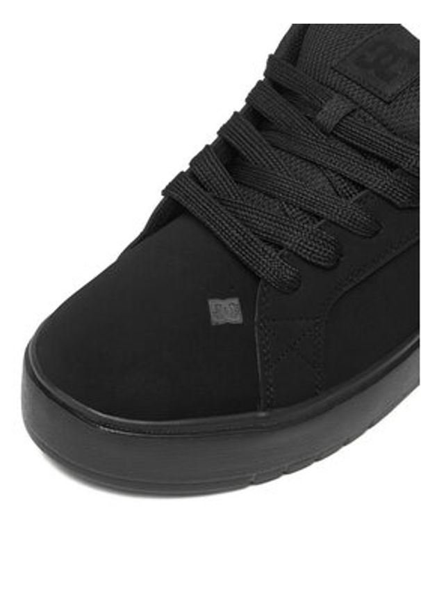 DC Sneakersy CEO-COURT GRAFFIK PLATFORM DC02422002 Czarny. Kolor: czarny. Materiał: skóra, nubuk. Obcas: na platformie