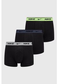 Nike bokserki (3-pack) kolor czarny. Kolor: czarny