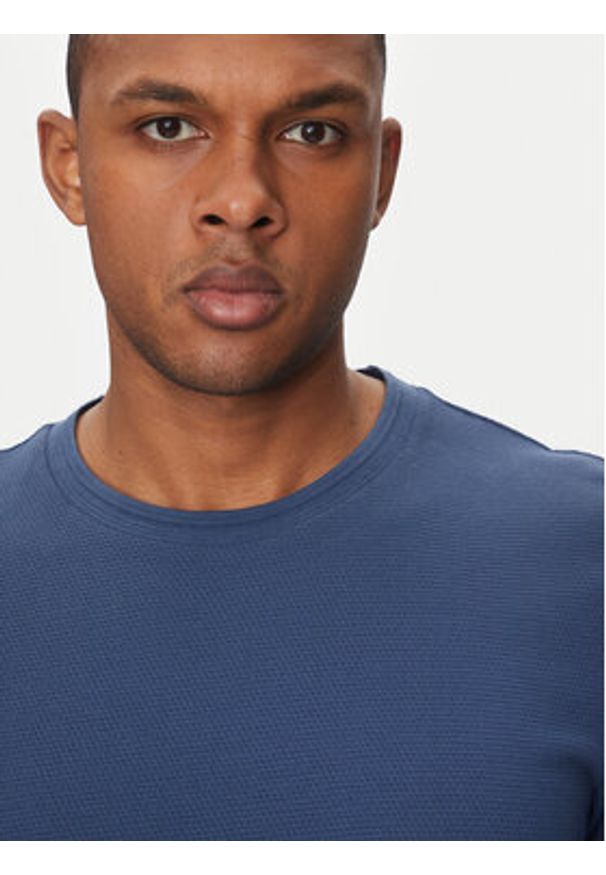 BOSS T-Shirt Tiburt 240 50452680 Niebieski Regular Fit. Kolor: niebieski. Materiał: bawełna