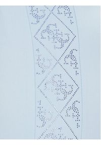 Guess Legginsy W5BB72 K7182 Błękitny Slim Fit. Kolor: niebieski. Materiał: syntetyk #5