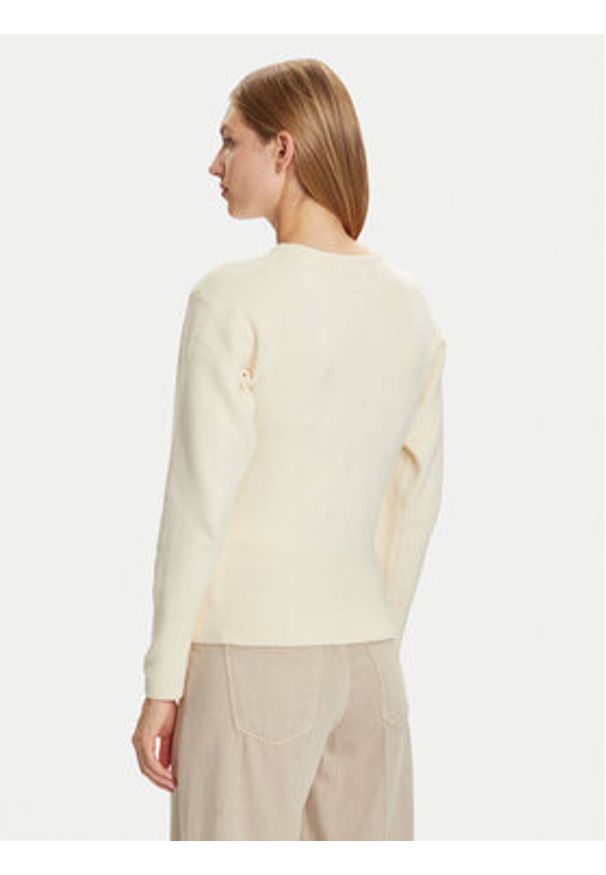 Vero Moda Kardigan Saba 10334777 Beżowy Regular Fit. Kolor: beżowy. Materiał: syntetyk