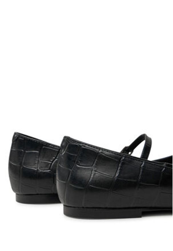 TwinSet - TWINSET Baleriny 242TGT212 Czarny. Kolor: czarny. Materiał: skóra