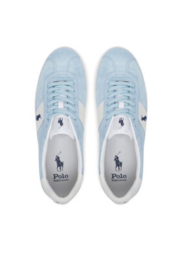 Polo Ralph Lauren Sneakersy 816961260004 Niebieski. Kolor: niebieski. Materiał: skóra, zamsz
