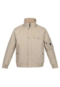 Regatta - Męska Kurtka Przeciwdeszczowa Raynor. Kolor: brązowy, wielokolorowy, zielony. Sport: turystyka piesza #1