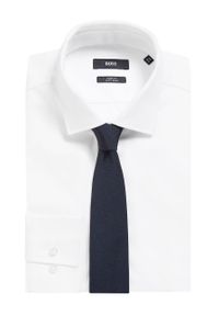 BOSS - Boss - Krawat. Kolor: niebieski. Materiał: tkanina, materiał, jedwab. Wzór: gładki #1