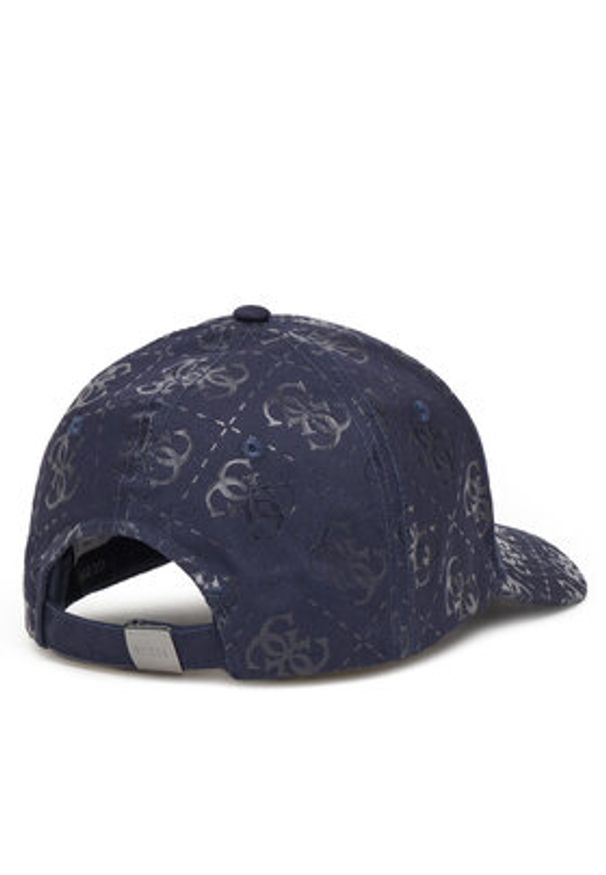Guess Czapka z daszkiem AM9540 COT01 Granatowy. Kolor: niebieski. Materiał: materiał, bawełna