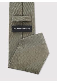 Pako Lorente - PAKO LORENTE – Zielony krawat w pasy. Kolor: zielony. Materiał: poliester #3