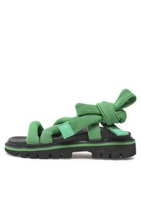 Tommy Jeans Sandały Sandal EN0EN02073 Zielony. Kolor: zielony. Materiał: materiał #5